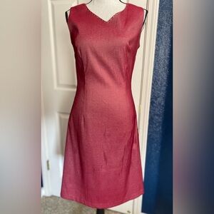 Chic Sleeveless Pink Midi Dress